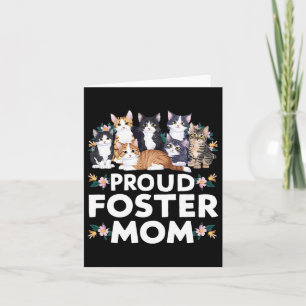 Pflegekatze adoptieren stolz Pflege-Mama Karte