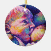 Pflegekind Keramik Ornament (Vorne)