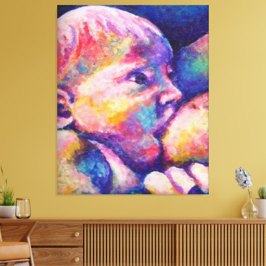 Pflegekind Leinwanddruck (Insitu (Wohnzimmer))