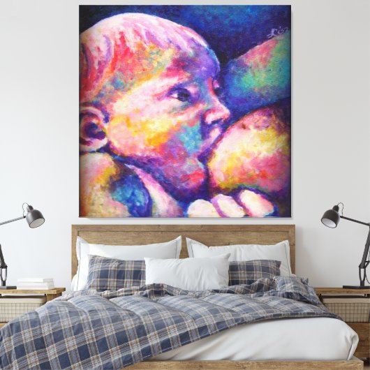 Pflegekind Leinwanddruck (Insitu (Schlafzimmer))