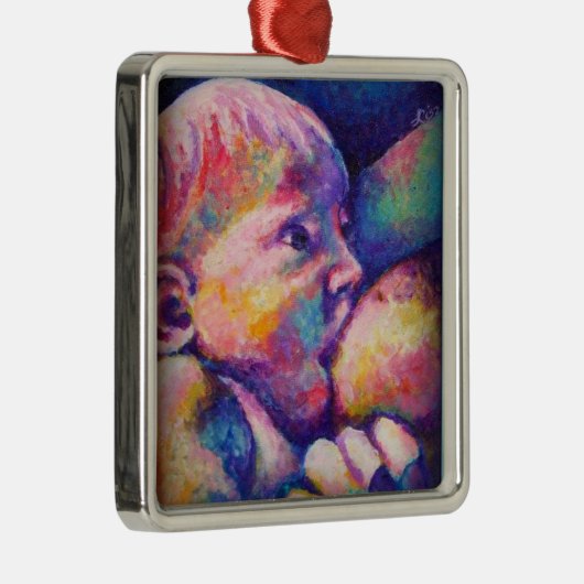 Pflegekind Ornament Aus Metall (Rechts)