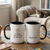 Pflegekind-Pfotenabdruck Tasse