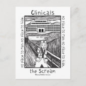 Pflegekliniken - Schrei Postkarte (Vorderseite)