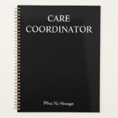 Pflegekoordinator-Notizbuch | Planer (Vorderseite)