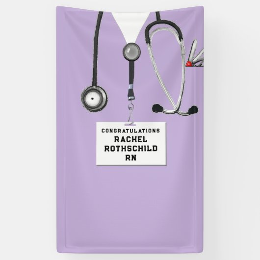 Pflegekraft Absolventenfeier der Pflegeschule Banner (Vertikal)