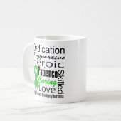 Pflegekraft-Collagen-traumatische Hirnverletzung Kaffeetasse (Vorderseite Links)
