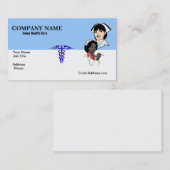 Pflegekraft-Visitenkarten Visitenkarte (Vorne/Hinten)