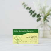 Pflegekraft-Visitenkarten Visitenkarte (Stehend Vorderseite)