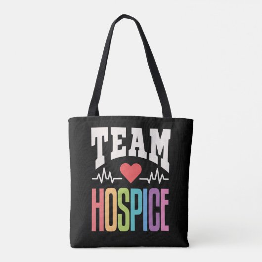 Pflegekräfte im Team Hospice Pflege Tasche (Rückseite)