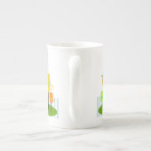 Pflegekräfte Whimsischer Vögel Porzellantasse (Rückseite)