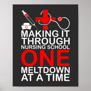 Pflegeleben Durch die Pflegeschule Poster