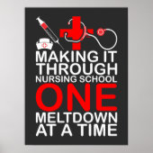 Pflegeleben | Durch die Pflegeschule Poster (Vorne)