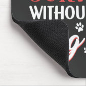 Pflegeleben | Ein Krankenleben mit Mops Mousepad (Ecke)