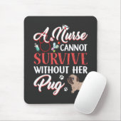 Pflegeleben | Ein Krankenleben mit Mops Mousepad (Mit Mouse)
