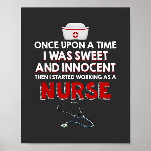 Pflegeleben | Ich arbeite als Krankenschwester Poster (Vorne)