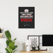 Pflegeleben | Ich arbeite als Krankenschwester Poster (Heimbüro)