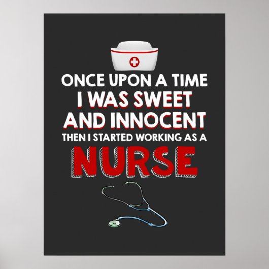 Pflegeleben | Ich arbeite als Krankenschwester Poster (Vorne)