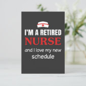 Pflegeleben | Ich bin eine Krankenschwester Dankeskarte (Stehend Vorderseite)