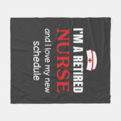 Pflegeleben | Ich bin eine Krankenschwester Fleecedecke (Vorderseite (Horizontal))