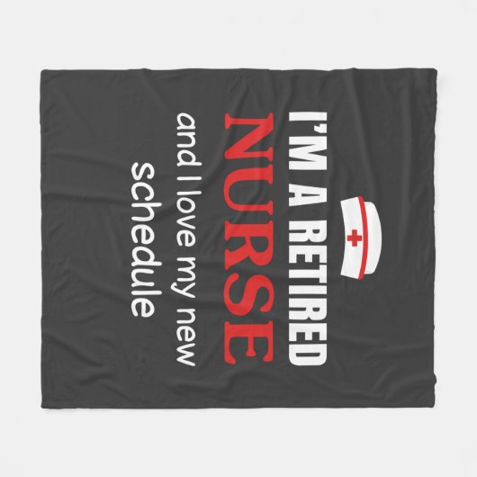 Pflegeleben | Ich bin eine Krankenschwester Fleecedecke (Vorderseite (Horizontal))