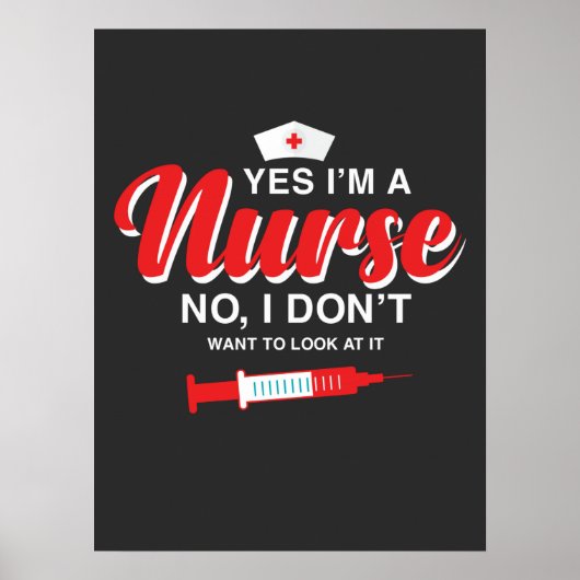 Pflegeleben | Ich bin Krankenschwester Poster (Vorne)