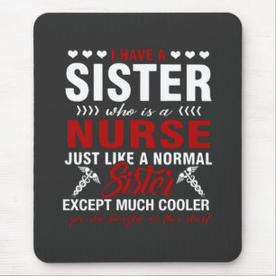 Pflegeleben Ich habe eine Krankenschwester Mousepad
