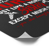 Pflegeleben | Ich habe eine Krankenschwester Poster (Ecke)