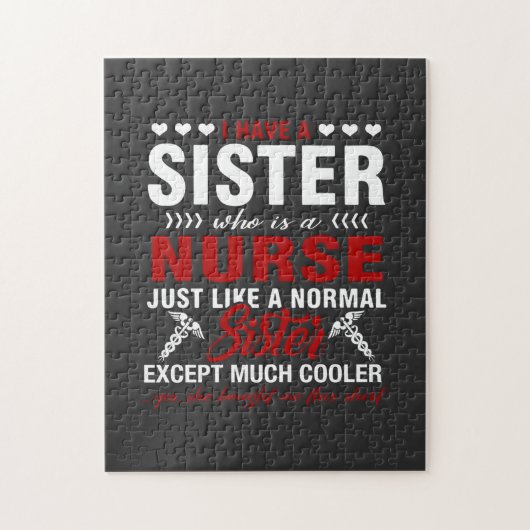 Pflegeleben | Ich habe eine Krankenschwester Puzzle (Vertikal)