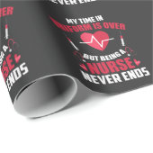 Pflegeleben | Krankenpflege Geschenkpapier (Rolleneckpunkt)