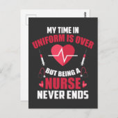 Pflegeleben | Krankenpflege Postkarte (Vorne/Hinten)