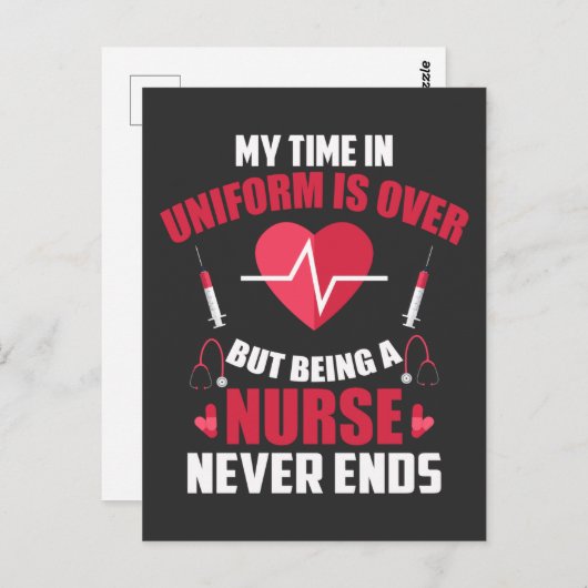 Pflegeleben | Krankenpflege Postkarte (Vorne/Hinten)