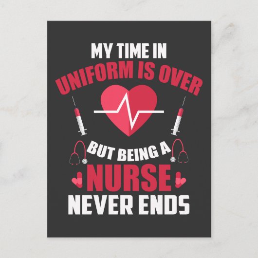 Pflegeleben | Krankenpflege Postkarte (Vorderseite)