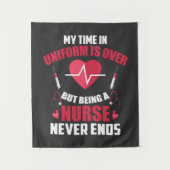 Pflegeleben | Krankenpflege Wandteppich (Vorderseite)