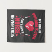 Pflegeleben | Krankenpflege Wandteppich (Vorderseite (Horizontal))