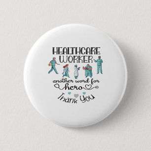 Pflegeleben Krankenpfleger Button
