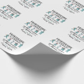 Pflegeleben | Krankenpfleger Geschenkpapier (Ecke)