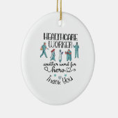 Pflegeleben | Krankenpfleger Keramik Ornament (Rechts)