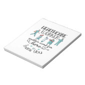 Pflegeleben | Krankenpfleger Notizblock (Rotiert)