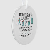 Pflegeleben | Krankenpfleger Ornament (Vorderseite)