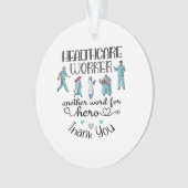 Pflegeleben | Krankenpfleger Ornament (Vorderseite)