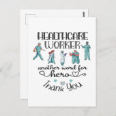 Pflegeleben | Krankenpfleger Postkarte (Vorne/Hinten)