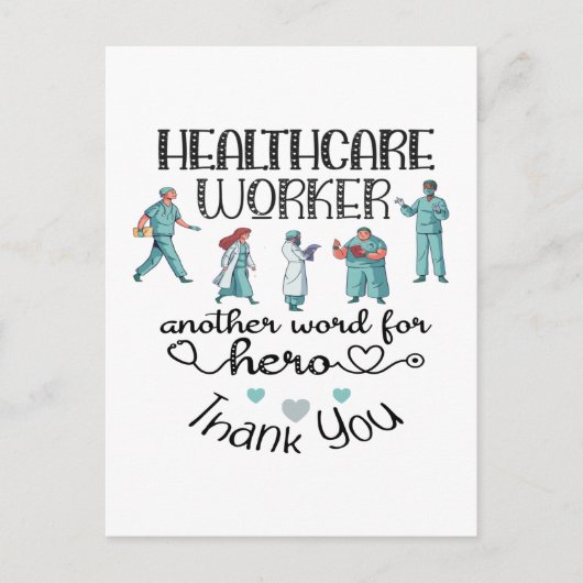 Pflegeleben | Krankenpfleger Postkarte (Vorderseite)