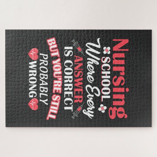 Pflegeleben | Krankenpflegerin Puzzle (Horizontal)