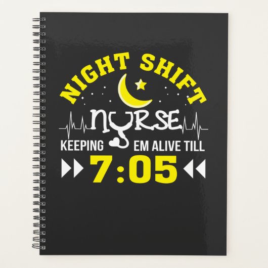 Pflegeleben | Night Shift Nurve Behaltend Alive Planer (Vorderseite)