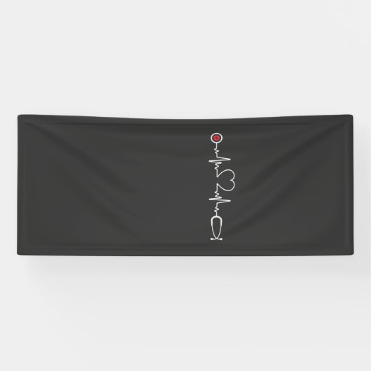 Pflegeleben | Nurse Heartbeat Banner (Horizontal)