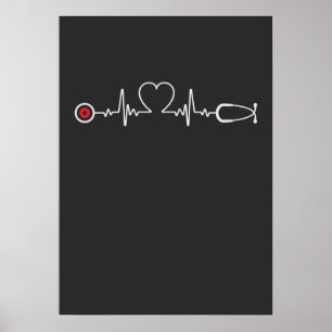 Pflegeleben   Nurse Heartbeat Poster