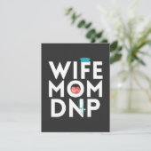 Pflegeleben | Nurse Practitioner Mama Ehefrau Dankeskarte (Stehend Vorderseite)