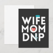Pflegeleben | Nurse Practitioner Mama Ehefrau Dankeskarte (Vorne/Hinten)