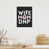 Pflegeleben | Nurse Practitioner Mama Ehefrau Poster (Küche)