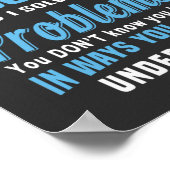 Pflegeleben | Onkologie der Krankenschwester Poster (Ecke)